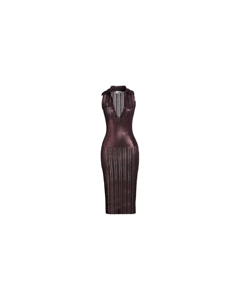 Elisabetta Franchi KLEIDER - Midi-Kleiderauf YOOX.COM Pflaume