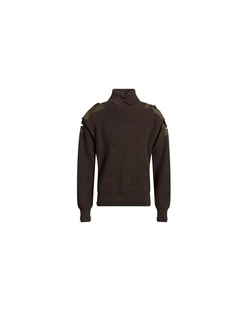 Burberry STRICKWAREN - Rollkragenpulloverauf YOOX.COM Dunkelbraun