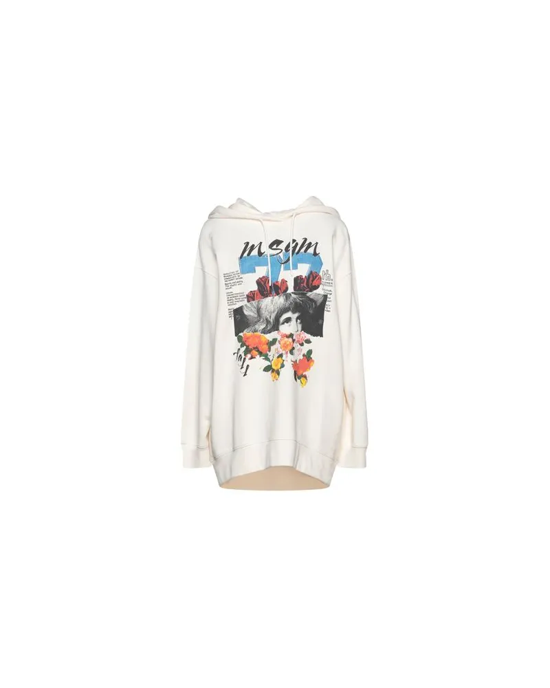 MSGM TOPS - Sweatshirtsauf YOOX.COM Elfenbein