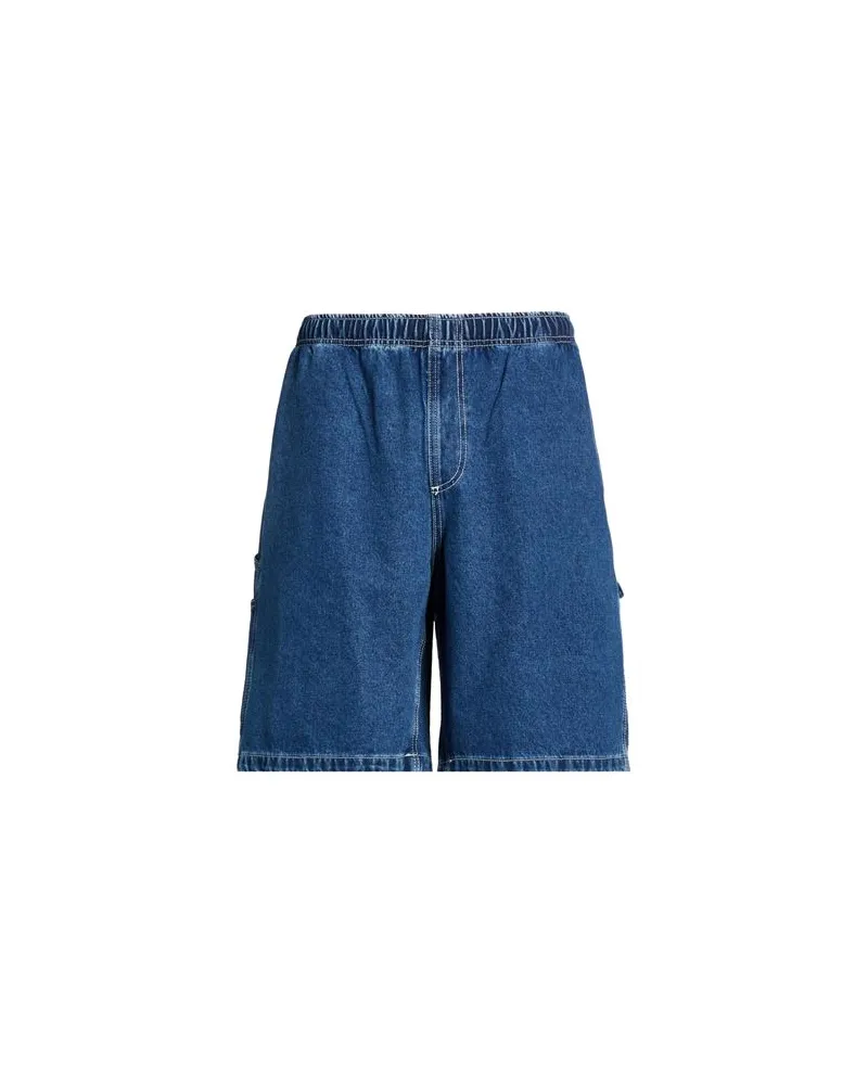 Obey HOSEN & RÖCKE - Jeansshortsauf YOOX.COM Blau