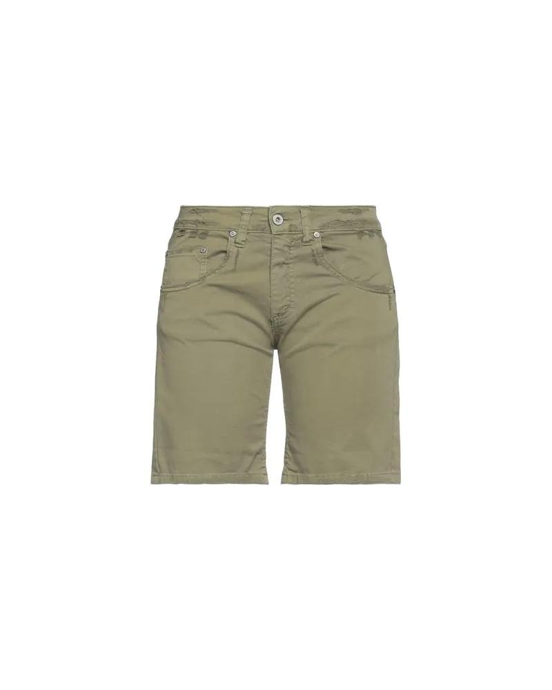 Please HOSEN & RÖCKE - Jeansshortsauf YOOX.COM Militärgrün