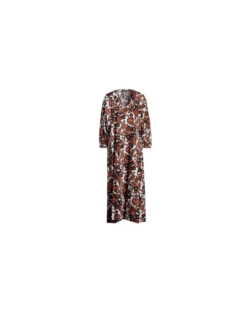 Laura Urbinati KLEIDER - Maxi-Kleiderauf YOOX.COM Braun