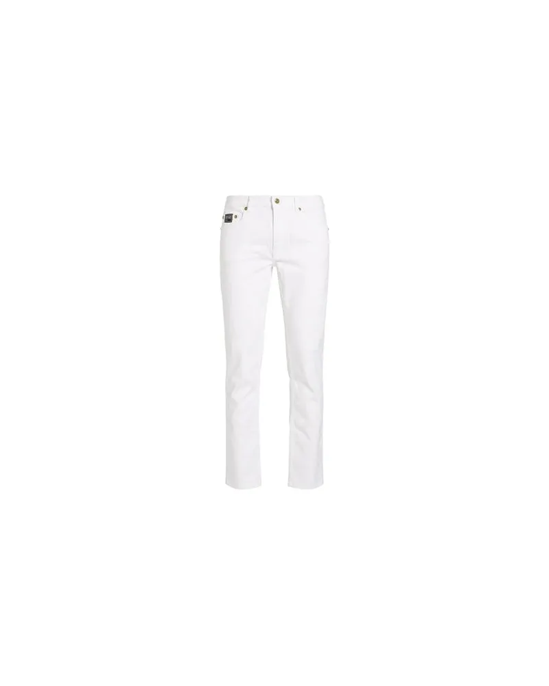 Versace Jeans HOSEN & RÖCKE - Jeanshosenauf YOOX.COM Weiß