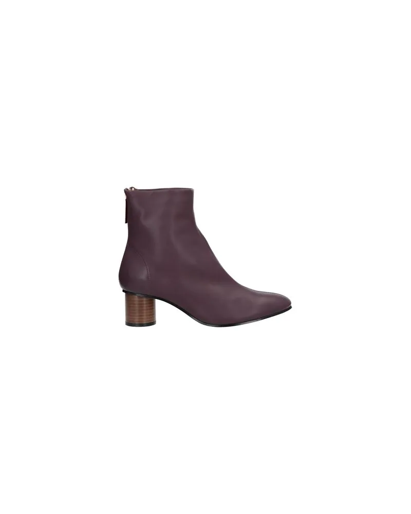Anna Baiguera SCHUHE - Stiefelettenauf YOOX.COM Pflaume