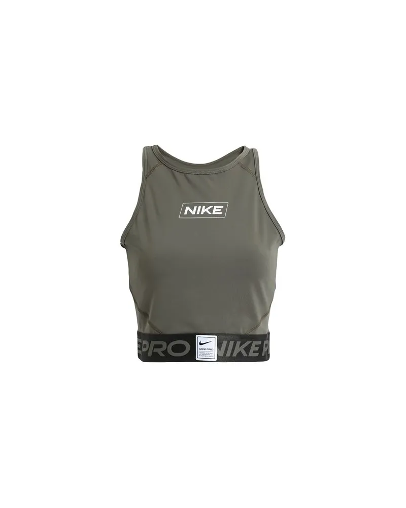 Nike W NP DF CRP GX TANK  - TOPS - Topsauf YOOX.COM Militärgrün