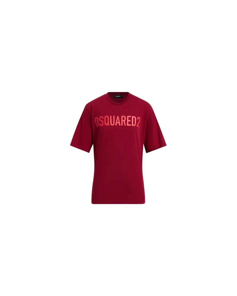 Dsquared2 TOPS - T-shirtsauf YOOX.COM Bordeaux
