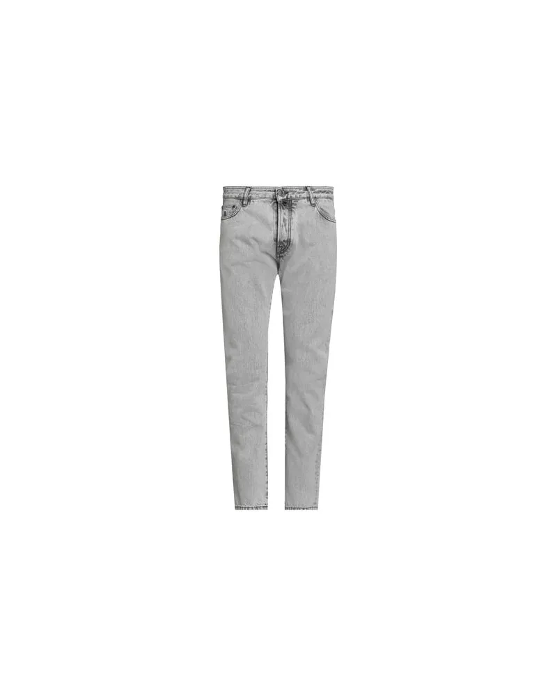 MOORER HOSEN & RÖCKE - Jeanshosenauf YOOX.COM Hellgrau