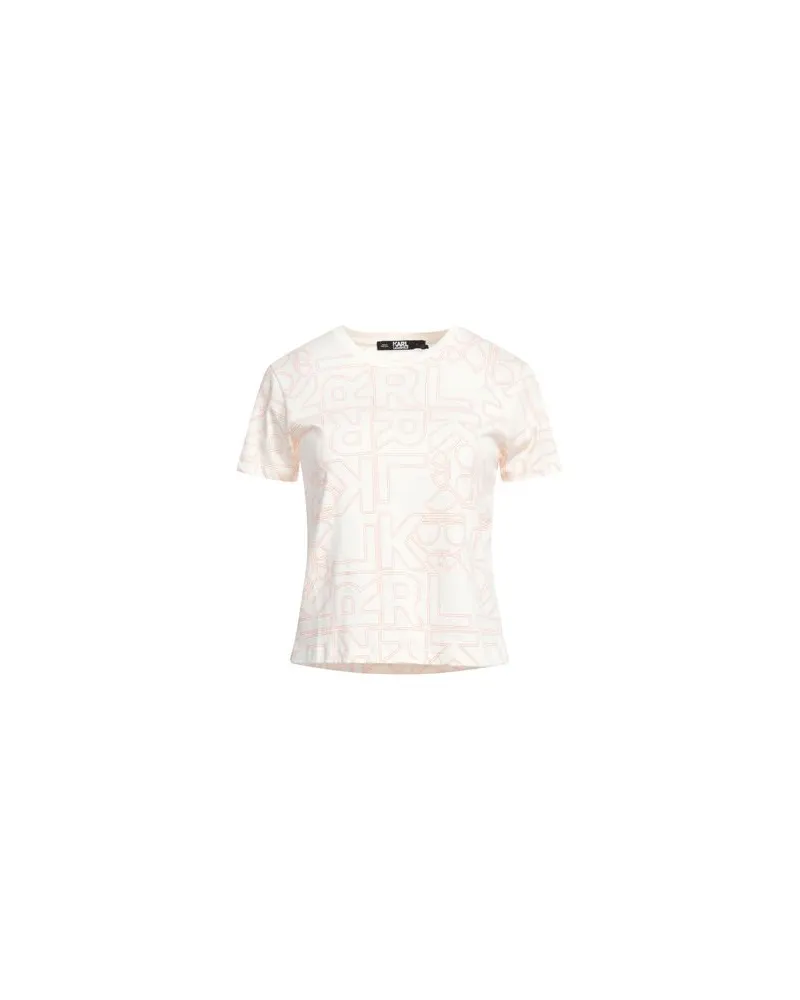 Karl Lagerfeld TOPS - T-shirtsauf YOOX.COM Elfenbein