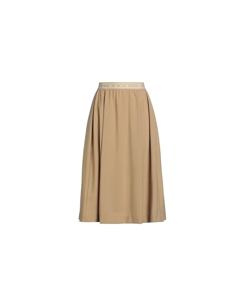Marni HOSEN & RÖCKE - Midi-Röckeauf YOOX.COM Beige
