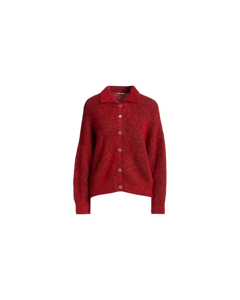 ASPESI STRICKWAREN - Strickjackenauf YOOX.COM Rot