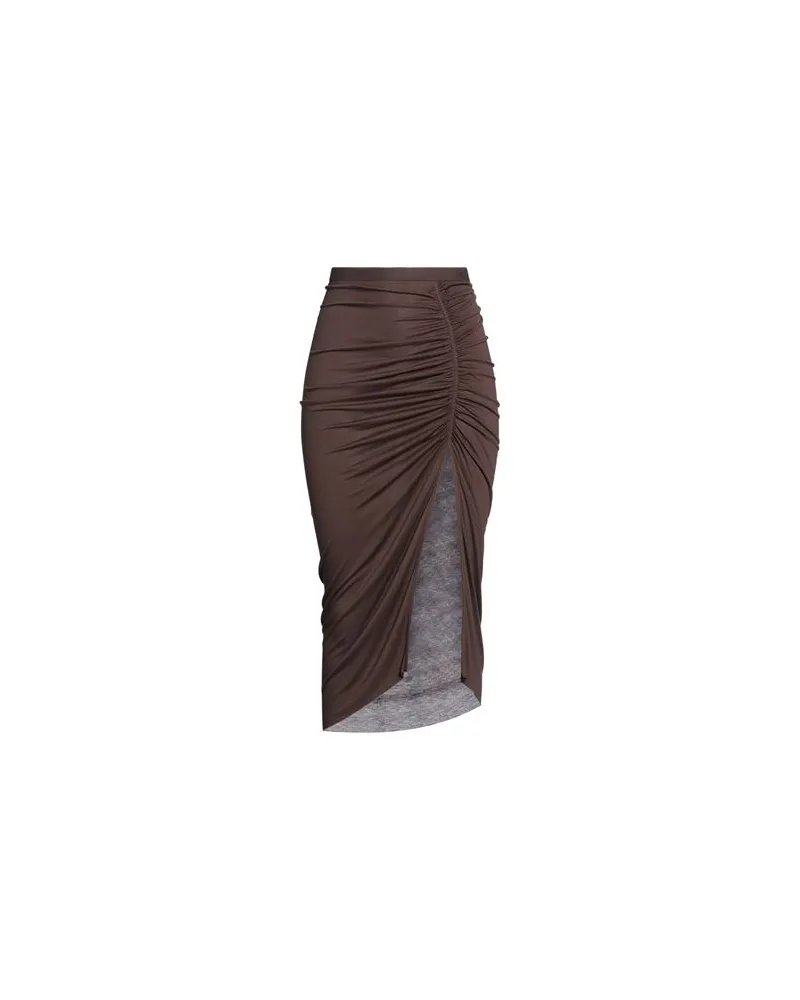 Rick Owens Lilies HOSEN & RÖCKE - Midi-Röckeauf YOOX.COM Dunkelbraun