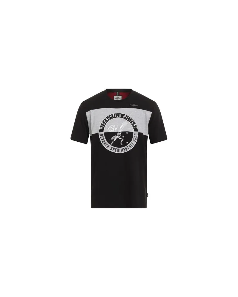 Aeronautica Militare TOPS - T-shirtsauf YOOX.COM Schwarz