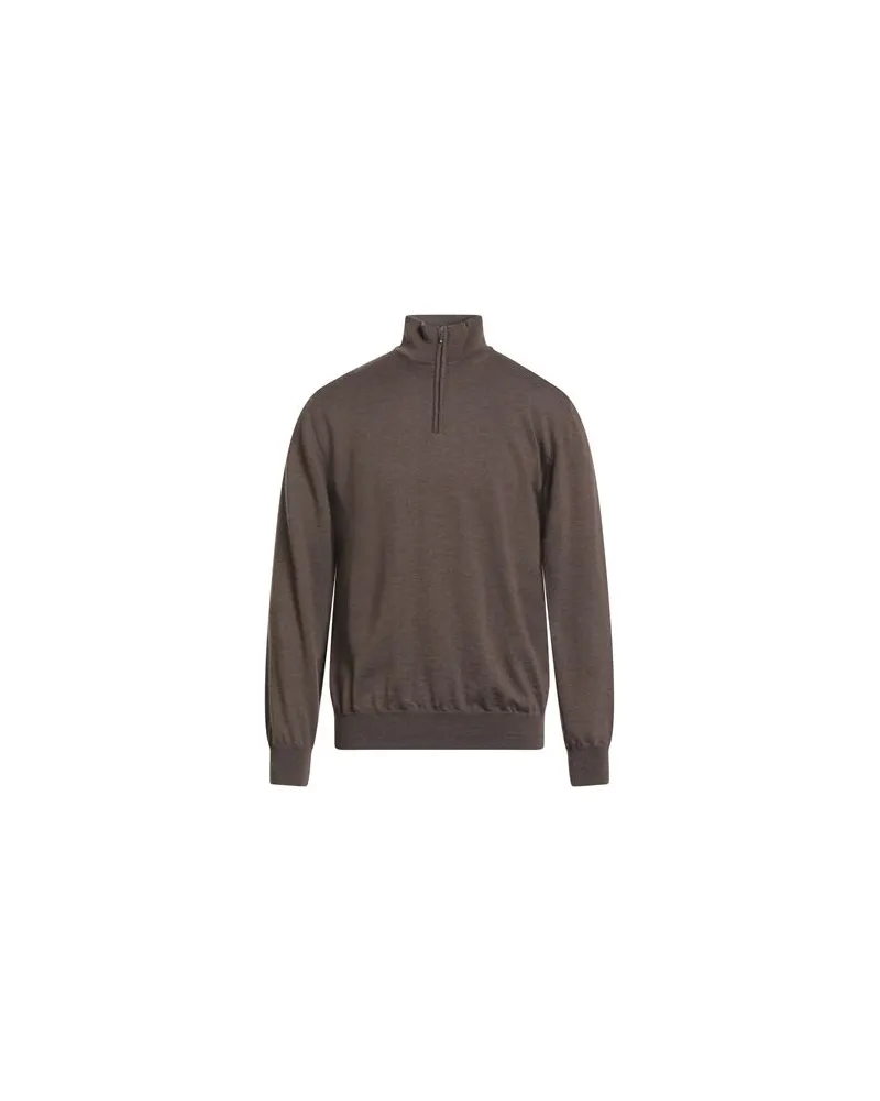 Abkost STRICKWAREN - Rollkragenpulloverauf YOOX.COM Dunkelbraun