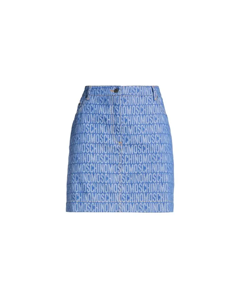Moschino HOSEN & RÖCKE - Miniröckeauf YOOX.COM Blau