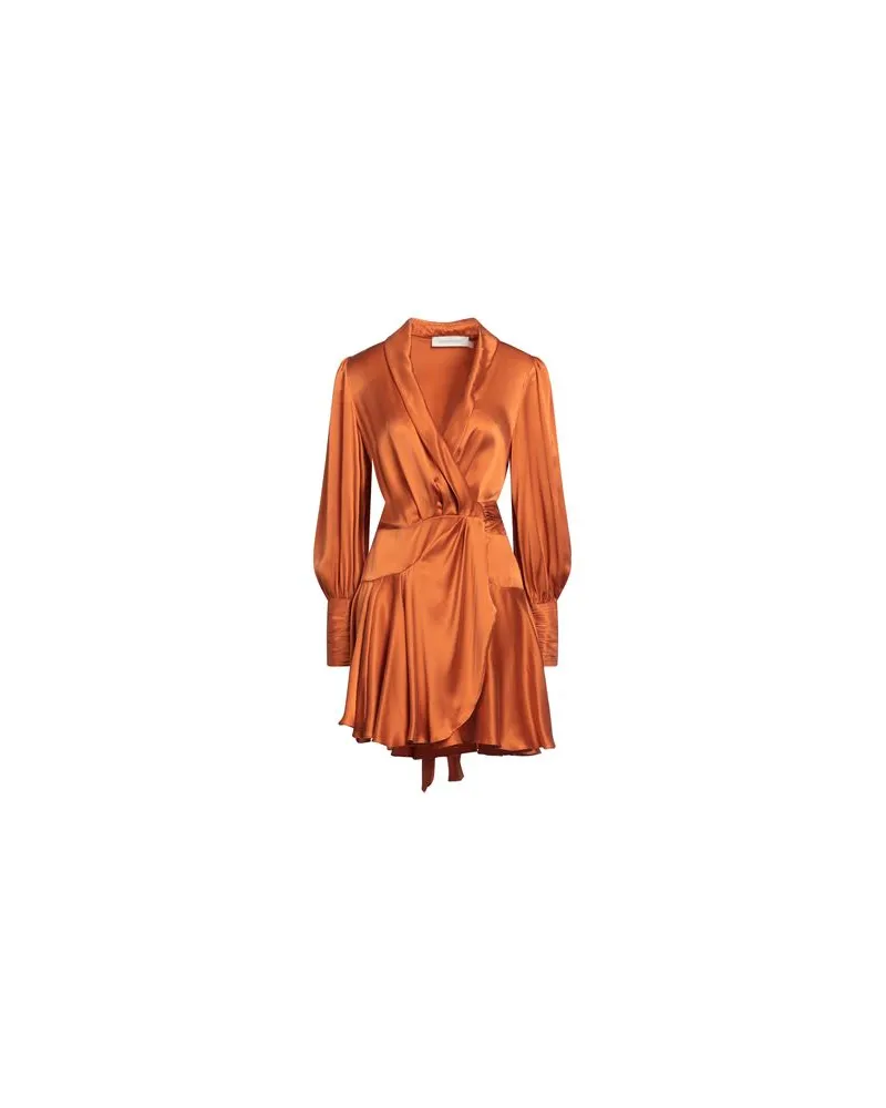 Zimmermann KLEIDER - Mini-Kleiderauf YOOX.COM Orange