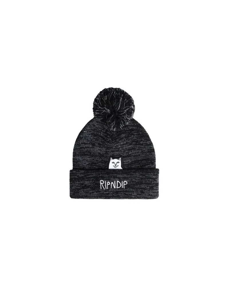 Ripndip Lord Nermal Pom Beanie  - Lord Nermal Pom Beanie - ACCESSOIRES - Mützen & Hüteauf YOOX.COM Schwarz