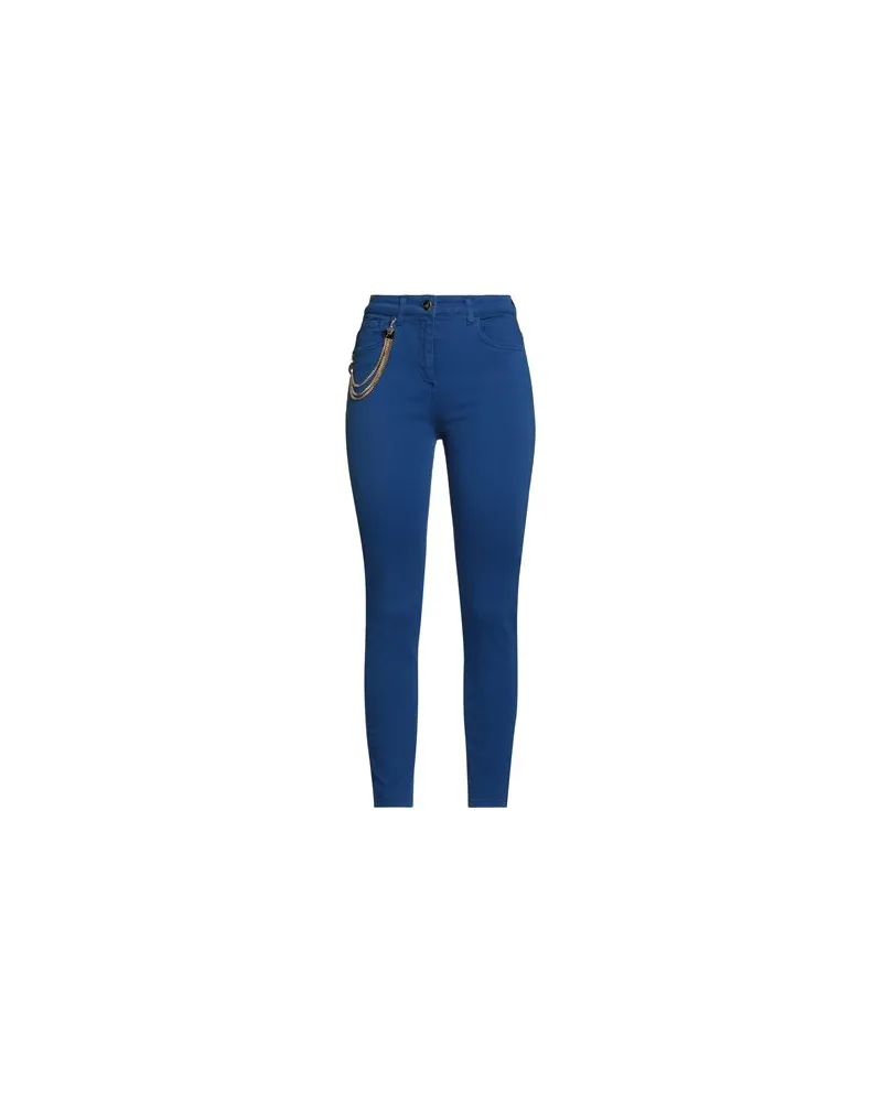 Elisabetta Franchi HOSEN & RÖCKE - Jeanshosenauf YOOX.COM Königsblau