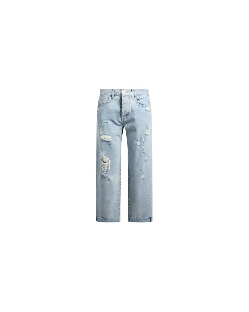 Roy Roger's HOSEN & RÖCKE - Jeanshosenauf YOOX.COM Blau