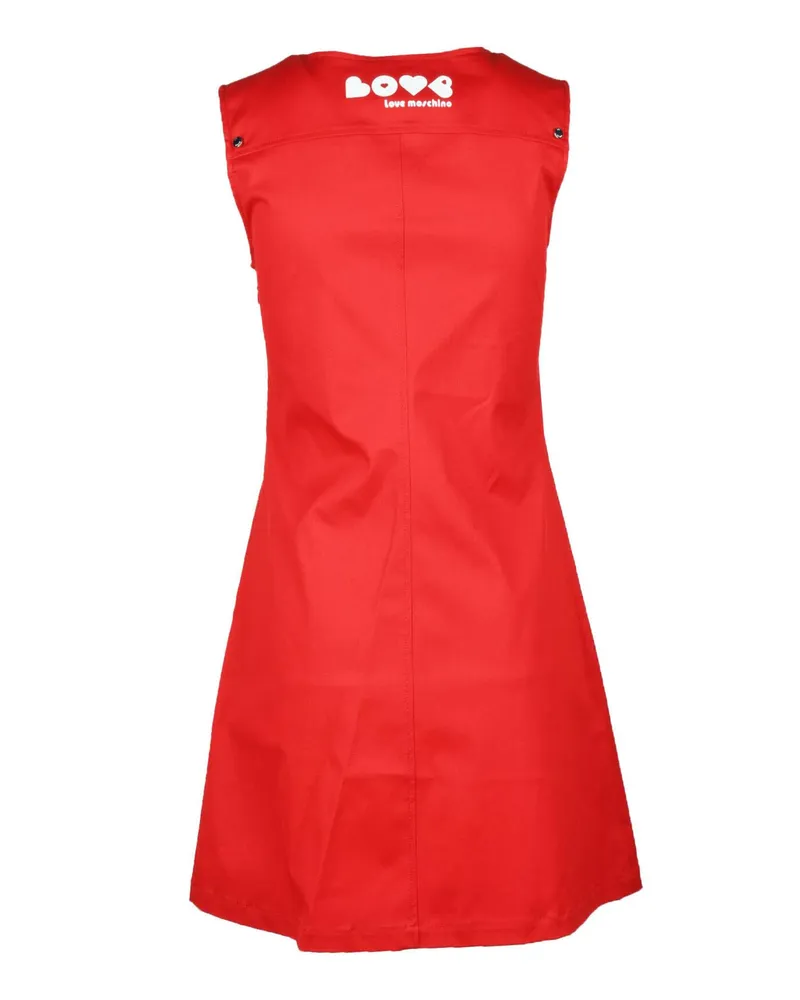 Moschino Midi-Kleid Rot