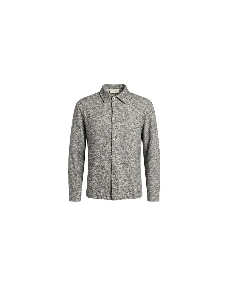Officine Generale STRICKWAREN - Strickjackenauf YOOX.COM Grau