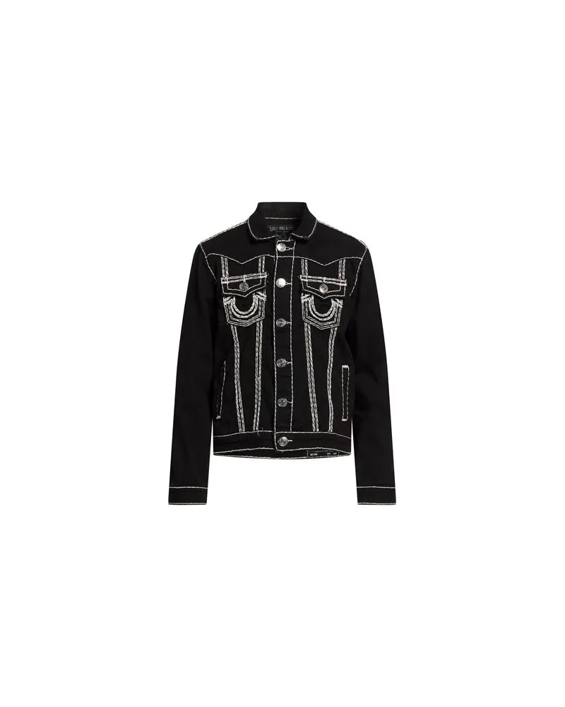 True Religion JACKEN & MÄNTEL - Jeansjacken/Mäntelauf YOOX.COM Schwarz