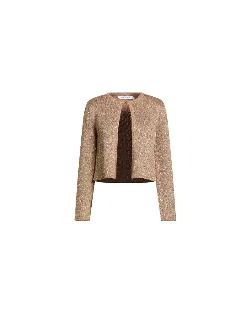Simona Corsellini STRICKWAREN - Strickjackenauf YOOX.COM Sand