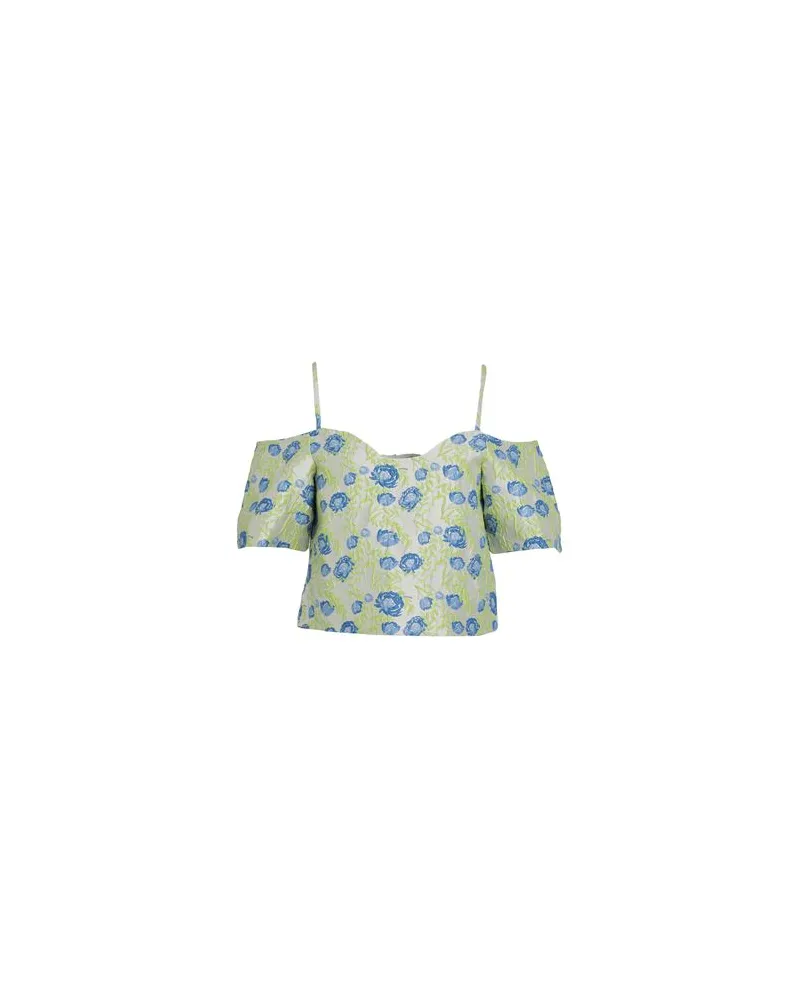 Ganni TOPS - Topsauf YOOX.COM Säuregrün