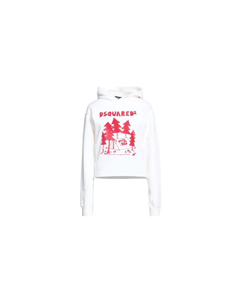 Dsquared2 TOPS - Sweatshirtsauf YOOX.COM Elfenbein