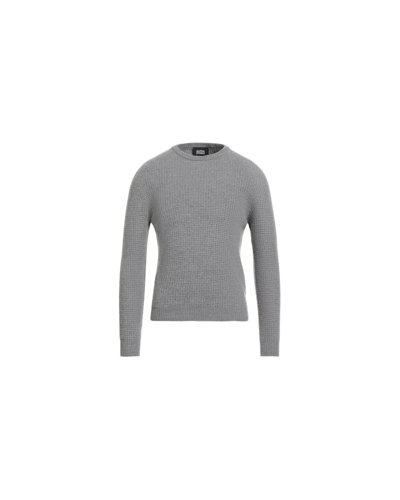 Alpha Studio STRICKWAREN - Pulloverauf YOOX.COM Grau