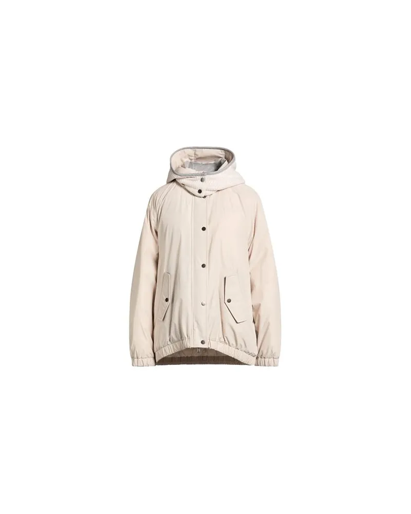Brunello Cucinelli JACKEN & MÄNTEL - Pufferjacken & Daunenjackenauf YOOX.COM Beige
