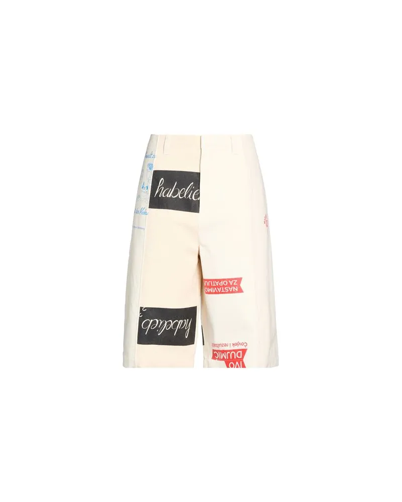 Marine Serre HOSEN & RÖCKE - Shorts & Bermudashortsauf YOOX.COM Elfenbein