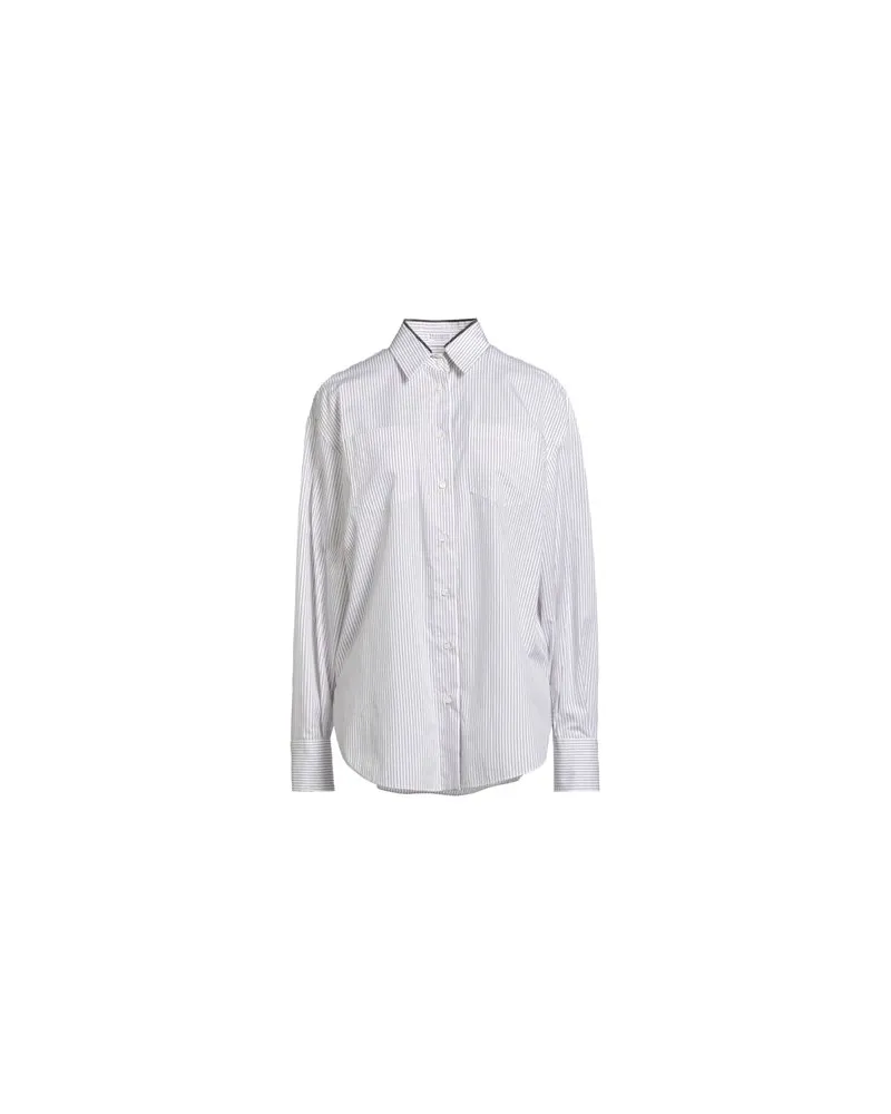 Brunello Cucinelli TOPS - Hemdenauf YOOX.COM Weiß