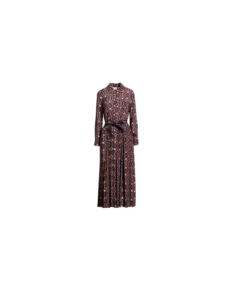 Alessia Santi KLEIDER - Maxi-Kleiderauf YOOX.COM Braun