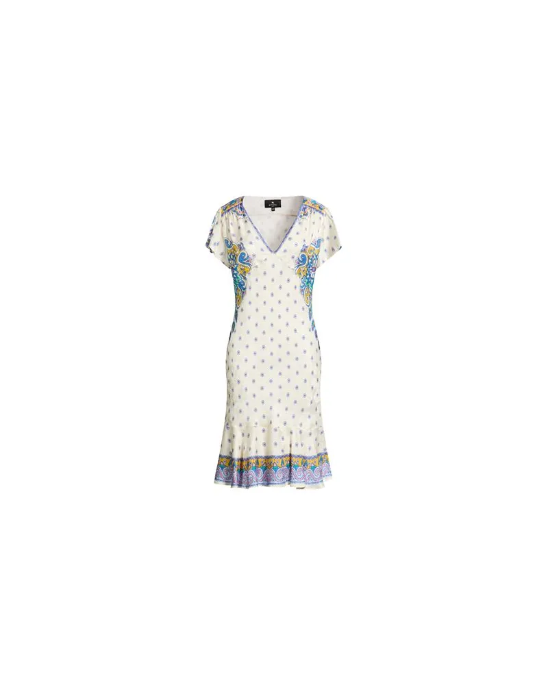 Etro KLEIDER - Midi-Kleiderauf YOOX.COM Cremeweiß