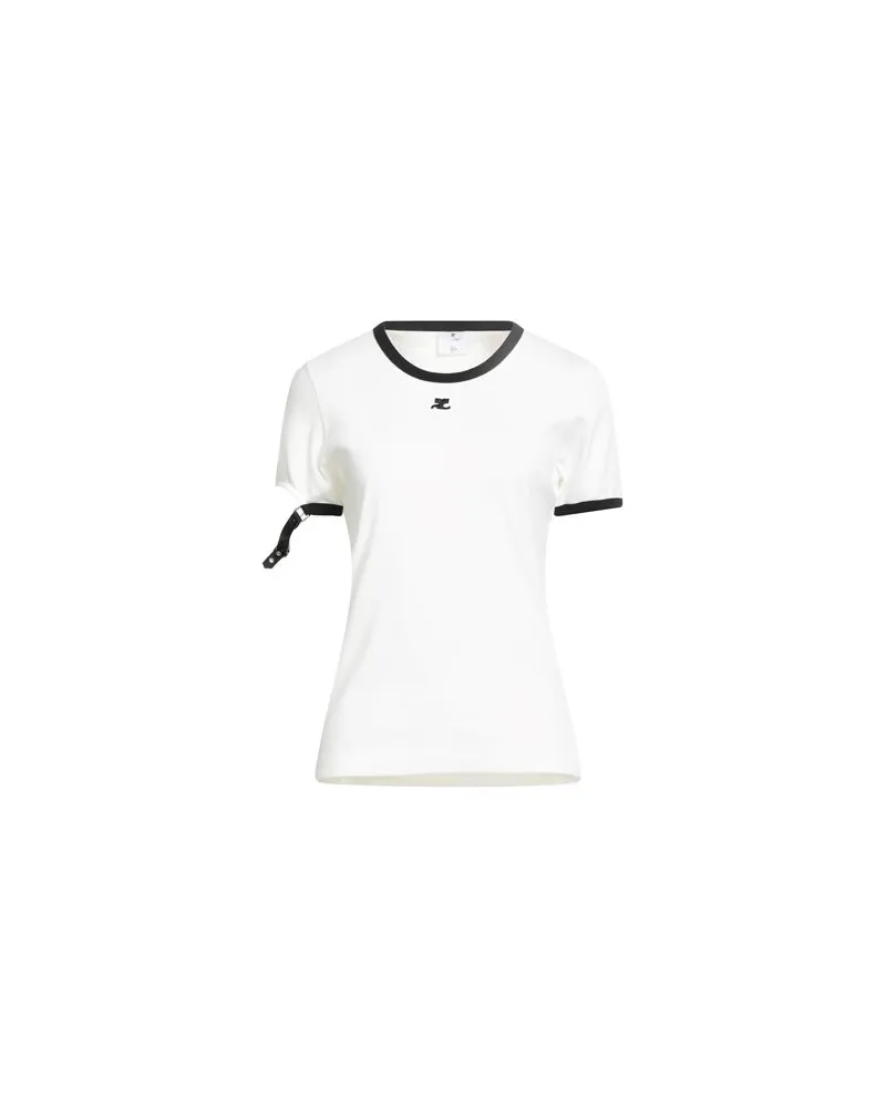 Courrèges TOPS - T-shirtsauf YOOX.COM Weiß