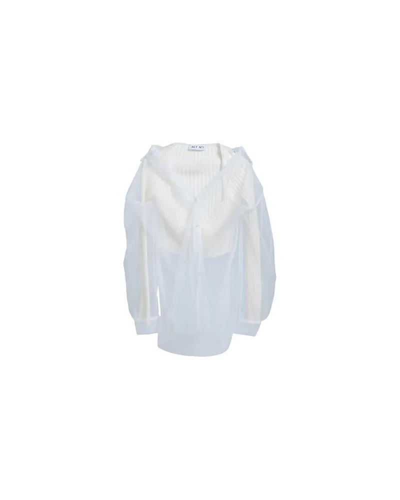 Act NÂ°1 TOPS - Hemdenauf YOOX.COM Elfenbein