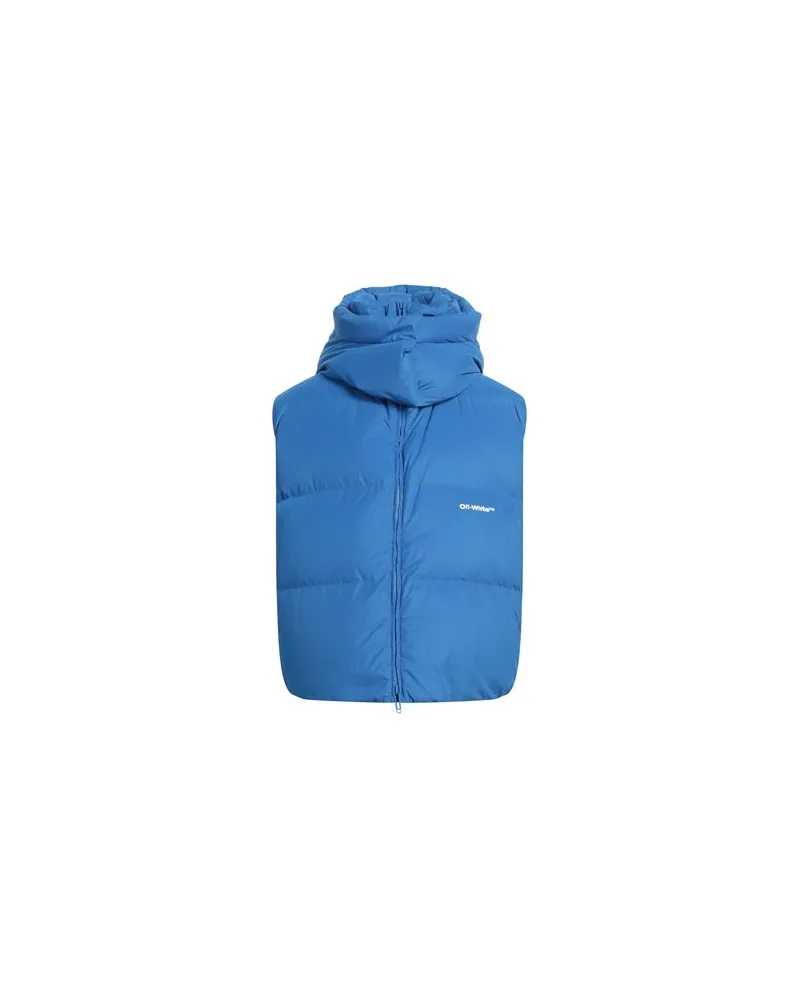 OFF-WHITE JACKEN & MÄNTEL - Pufferjacken & Daunenjackenauf YOOX.COM Azurblau