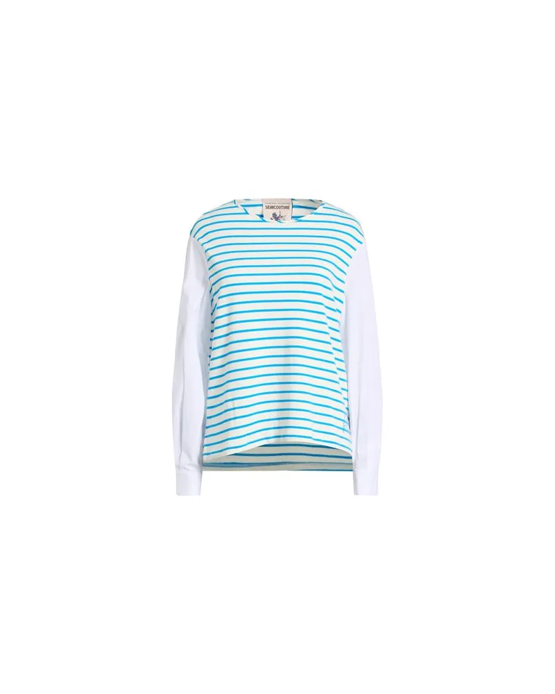Semicouture TOPS - T-shirtsauf YOOX.COM Azurblau