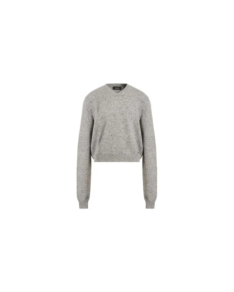Dsquared2 STRICKWAREN - Pulloverauf YOOX.COM Hellgrau