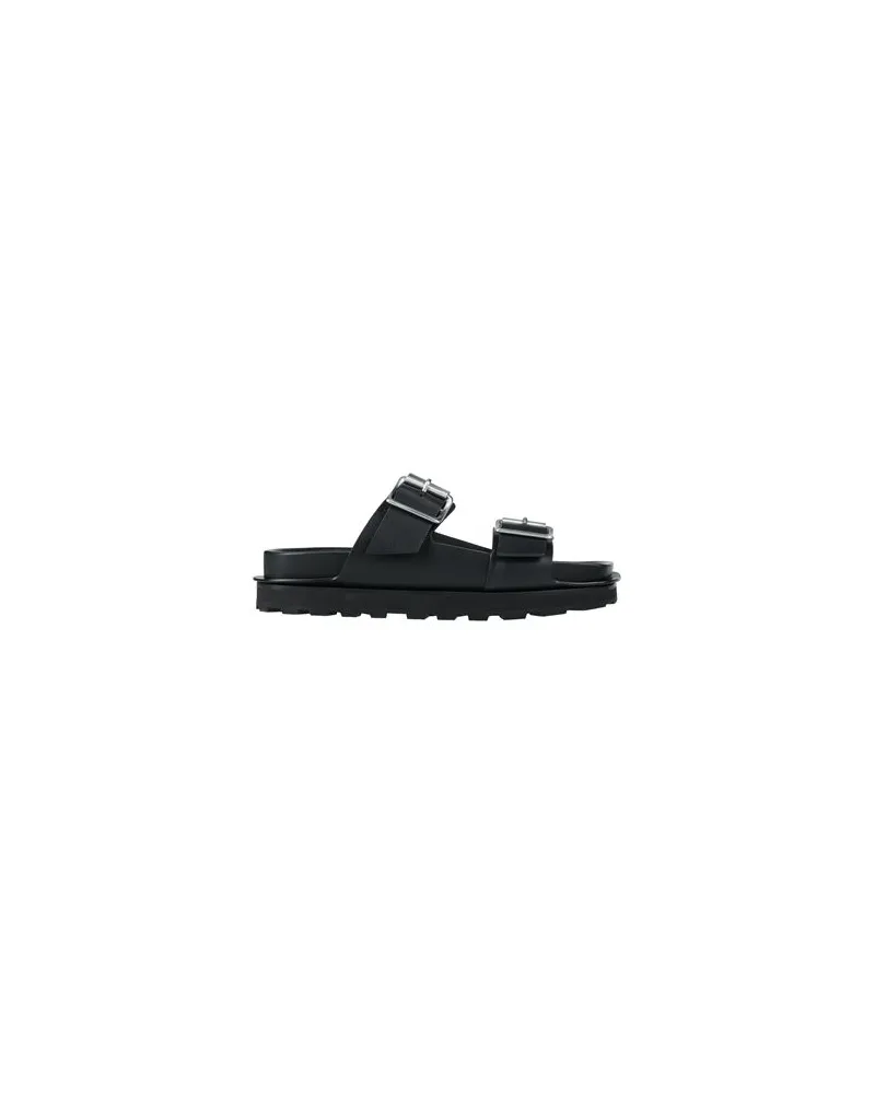 Jil Sander SCHUHE - Sandalenauf YOOX.COM Schwarz