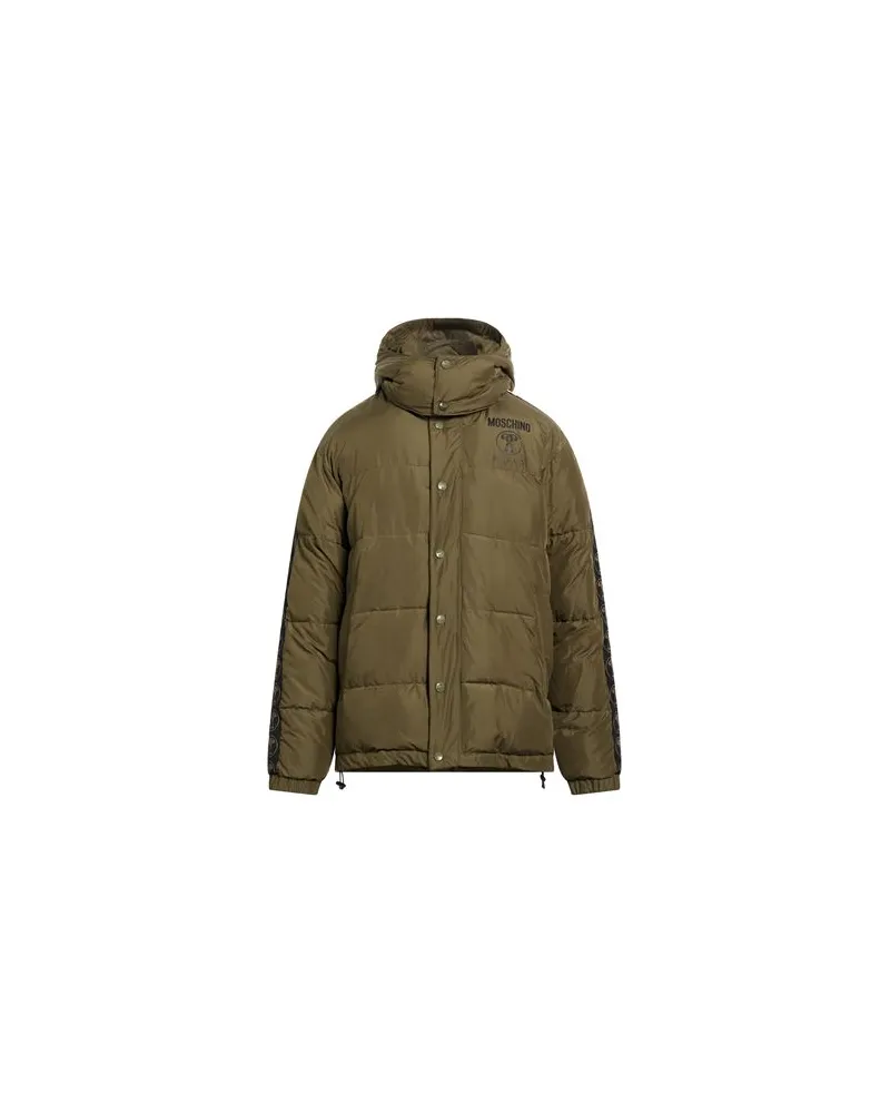 Moschino JACKEN & MÄNTEL - Pufferjacken & Daunenjackenauf YOOX.COM Militärgrün