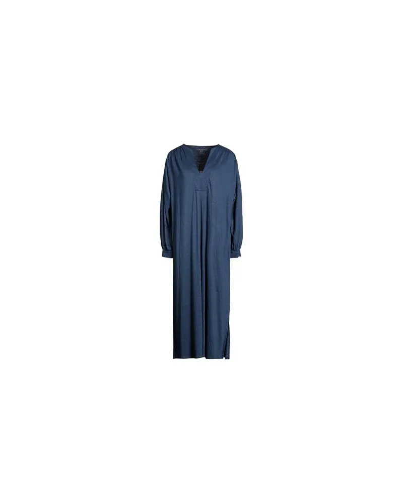 Majestic KLEIDER - Maxi-Kleiderauf YOOX.COM Blau