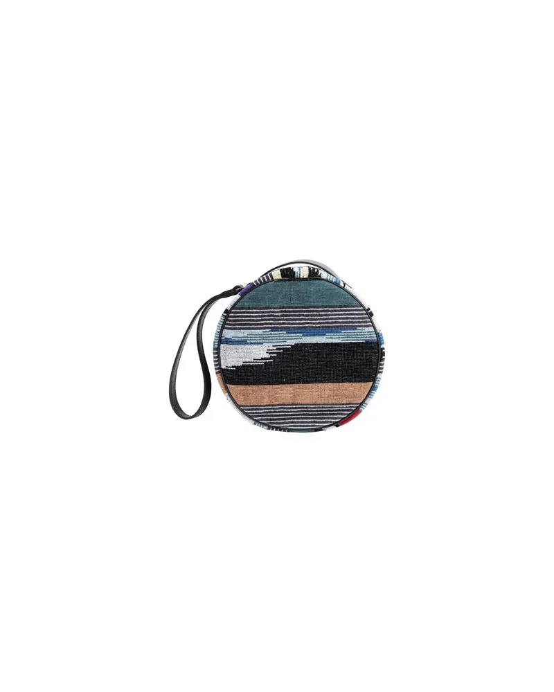 Missoni Home CLINT ROUND BEAUTY CASE CM 25X8  - KOFFER & CO. - Beauty Casesauf YOOX.COM Aquamarin