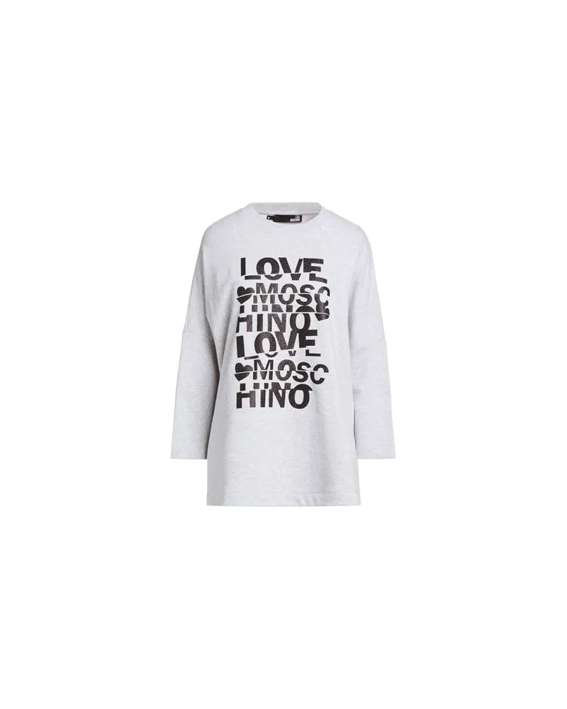 Moschino TOPS - Sweatshirtsauf YOOX.COM Hellgrau