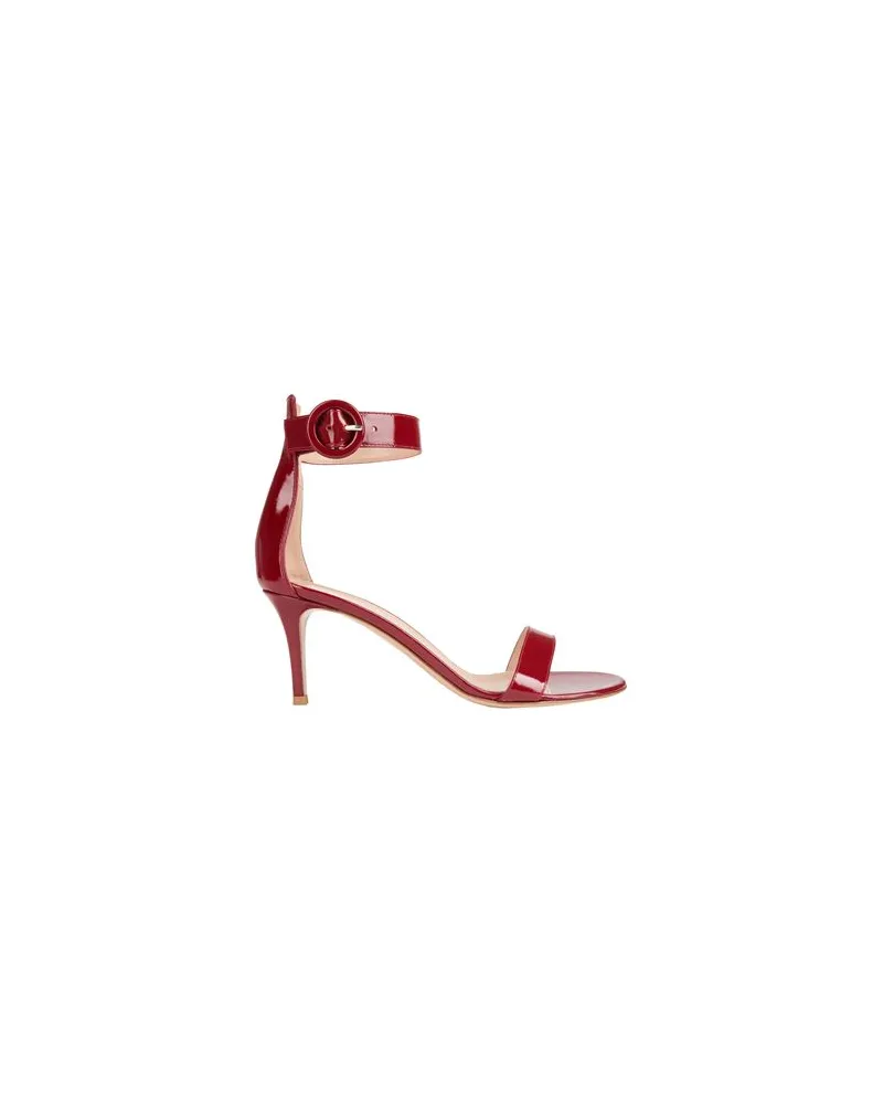 Gianvito Rossi SCHUHE - Sandalenauf YOOX.COM Ziegelrot