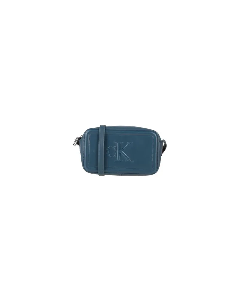 Calvin Klein TASCHEN - Umhängetascheauf YOOX.COM Taubenblau