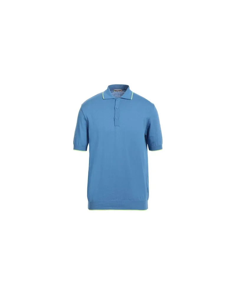 Daniele Alessandrini STRICKWAREN - Pulloverauf YOOX.COM Azurblau