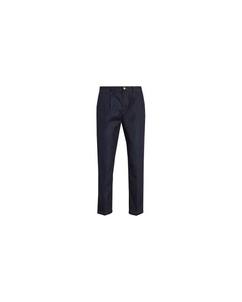 8 by Yoox ORGANIC COTTON DENIM CHINO PANTS - HOSEN & RÖCKE - Jeanshosenauf YOOX.COM Blau