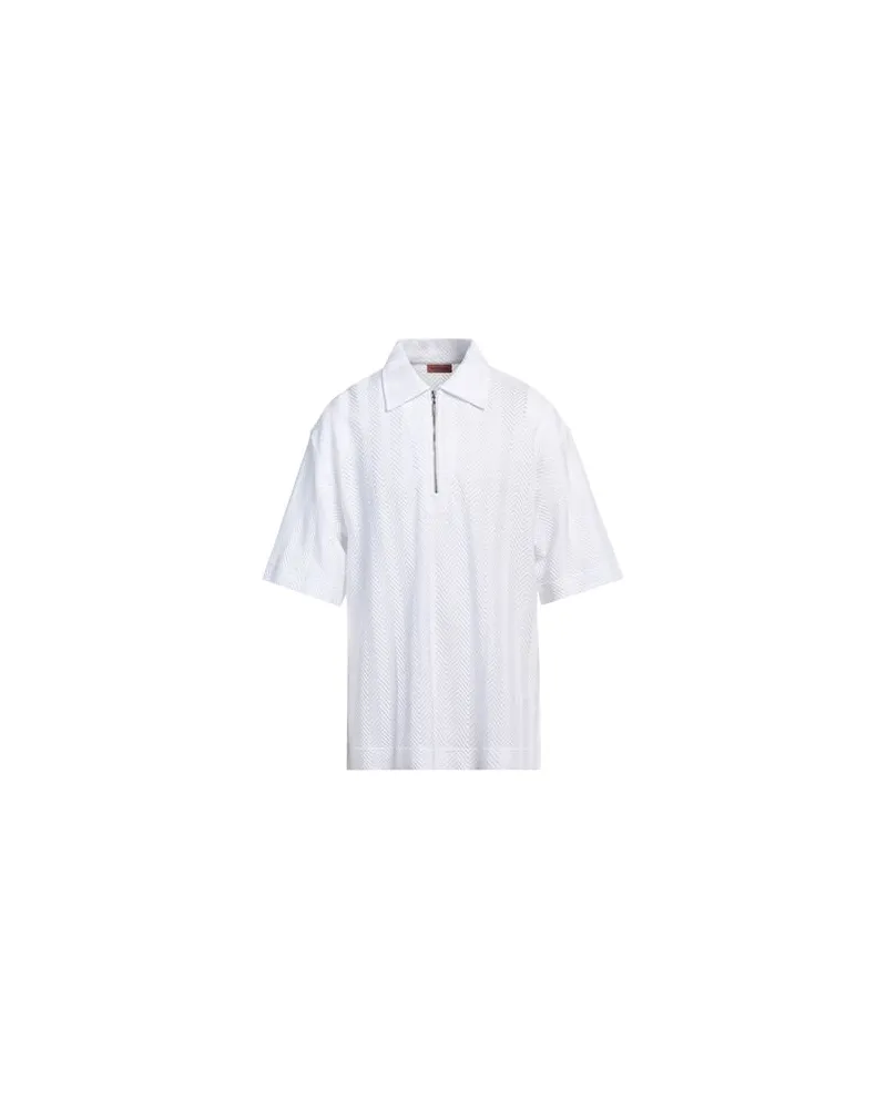 Missoni TOPS - Poloshirtsauf YOOX.COM Weiß