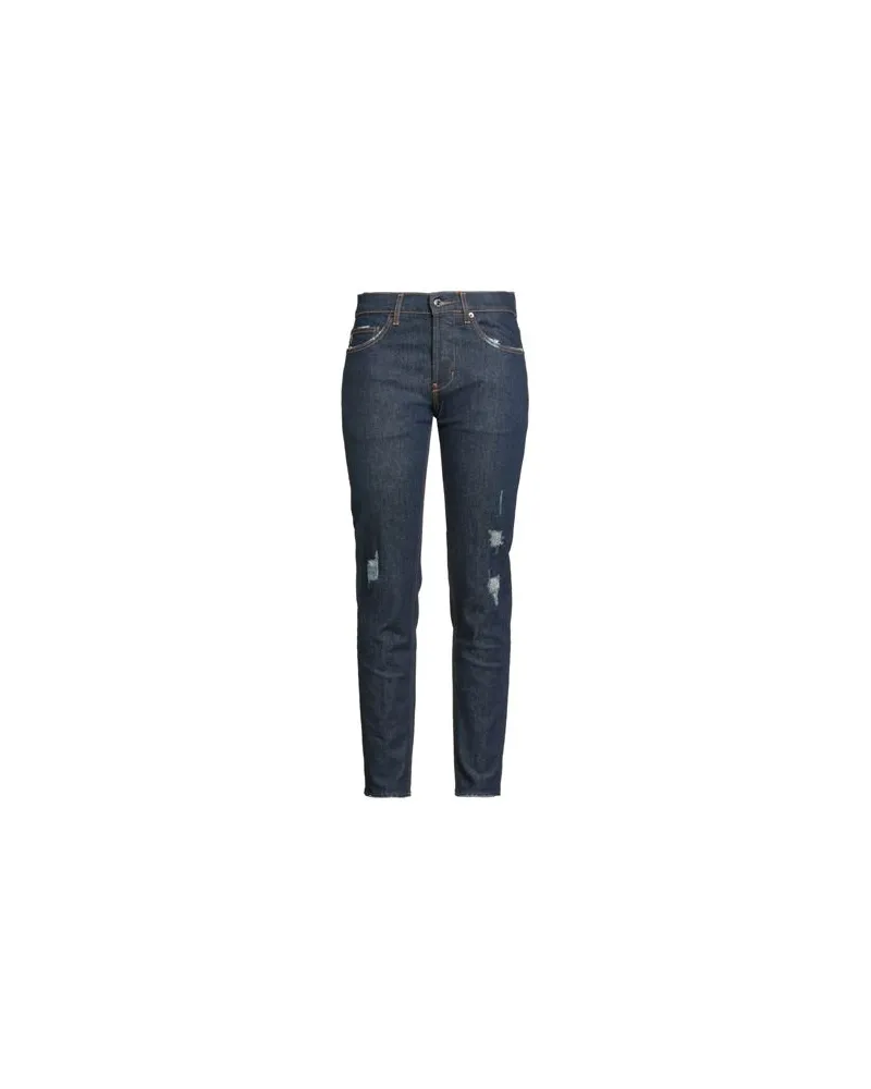 Aglini HOSEN & RÖCKE - Jeanshosenauf YOOX.COM Blau